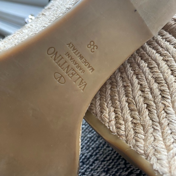Valentino Garavani Blush Wedge Espadrilles - Picture 5 of 6